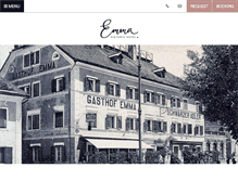 Tablet Screenshot of hotel-emma.it